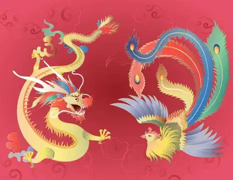 龙凤呈祥古代图腾图片