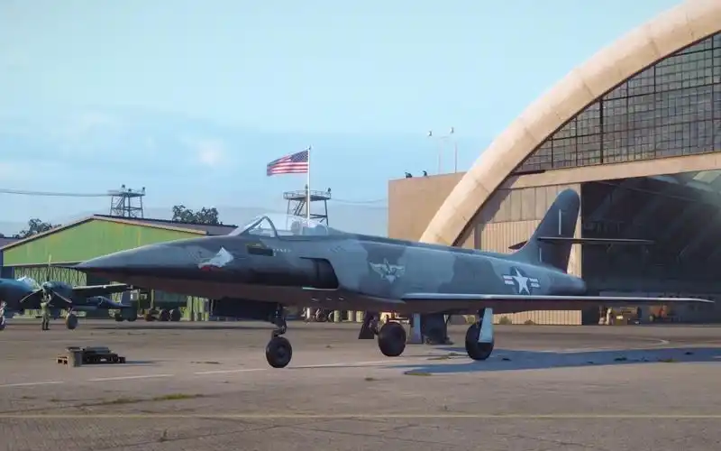 战机世界 第十级 美国 xf-90 24000分四个勋章