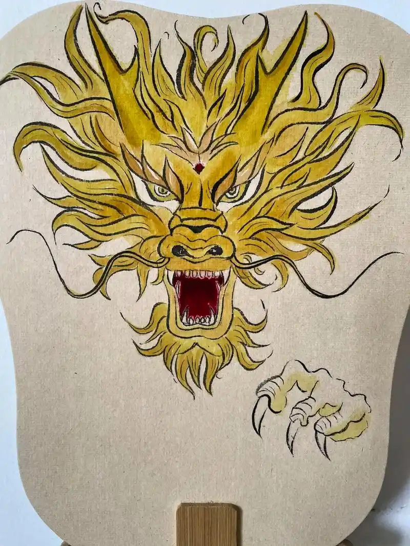 青龙绘画步骤图.