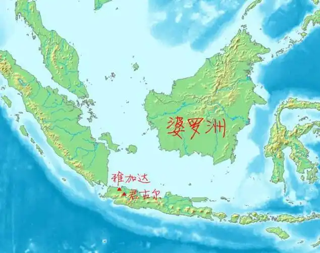 婆罗洲1772年5月,广东梅县人罗芳伯因为屡次乡试不弟,心灰意冷,于是