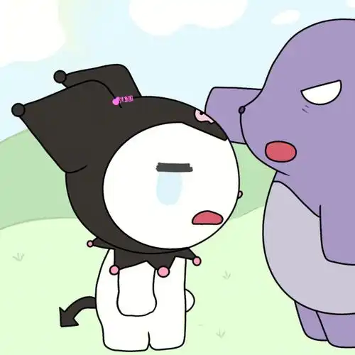 库洛米好委屈,巴库摸头杀诶#头像分享  #库洛米  #巴库 #情侣头像