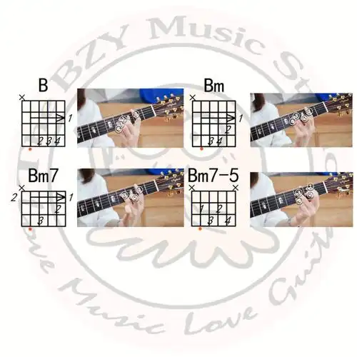 小章鱼弹吉他难按的是b和弦也能轻松搞定