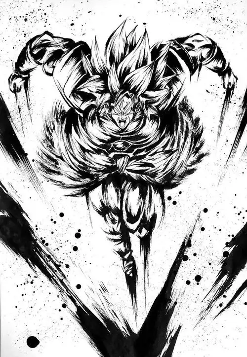 好看的龙珠壁纸黑白,另类水墨风格七龙珠壁纸欣赏(13)