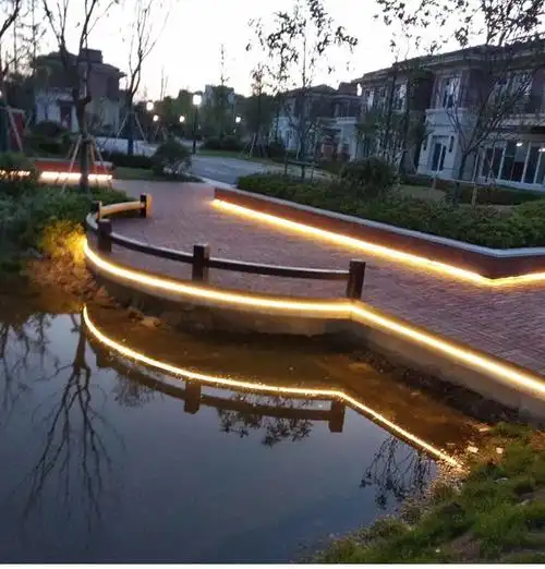 led灯带户外防水水池超亮工程低压灯带外墙12v24v楼梯灯带长条灯 白光