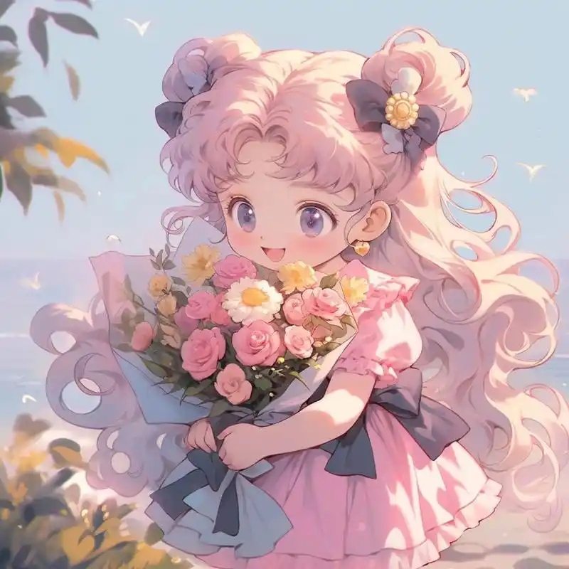 幸运头像 | 捧花少女,真的会带来幸运吗 不卑不亢,不慌不忙,越努力,越