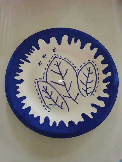 青花瓷纸盘画02