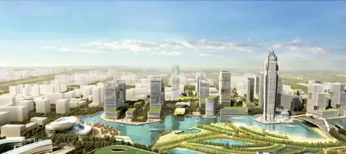 浙江省台州湾循环经济产业集聚区东部新区核心区公共服务轴规划设计