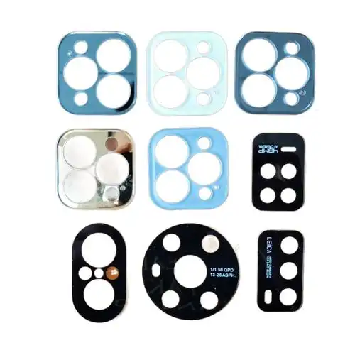 亚克力pc摄像头镜片手机保护壳装饰件丝印光学电镀精雕高光弧边