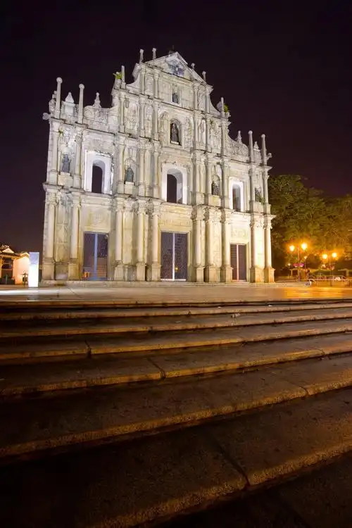 澳门大三巴牌坊图片澳门大三巴牌坊牌坊