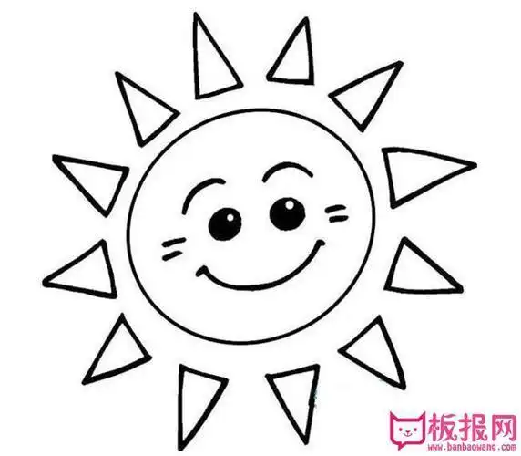 各种各样图案的简笔画 简笔画图片大全-普车都