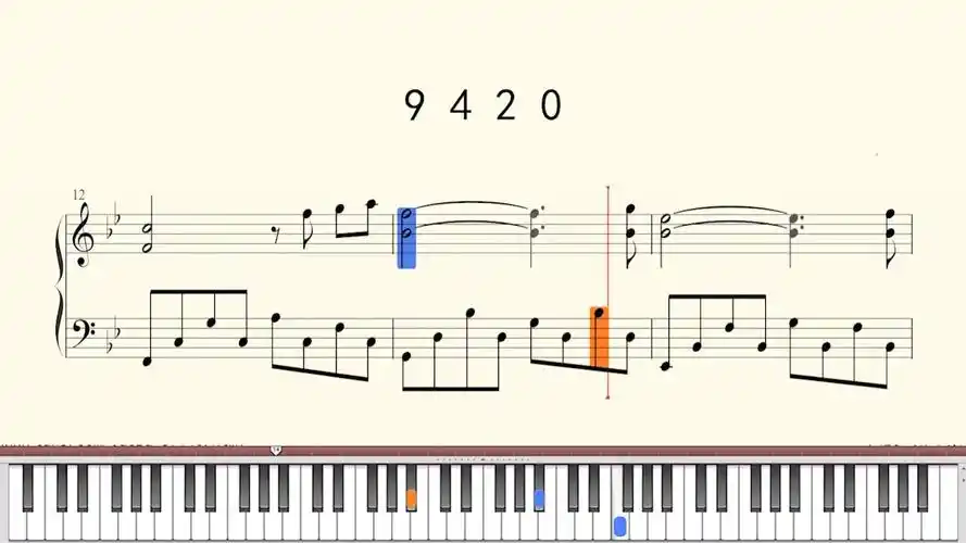 钢琴谱9420钢琴谱日常练琴钢琴教程