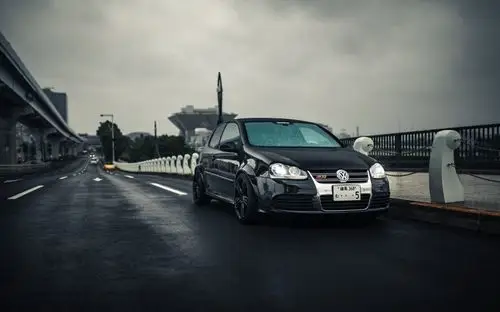 大众高尔夫 r32改装,干净利落