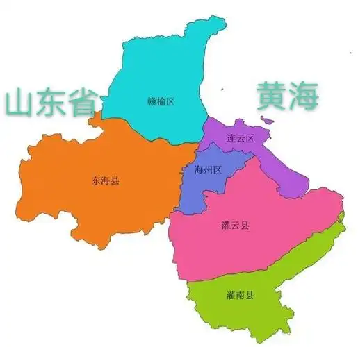 江苏省连云港3区3县建成区面积排名,最大是连云区,最小是灌云县