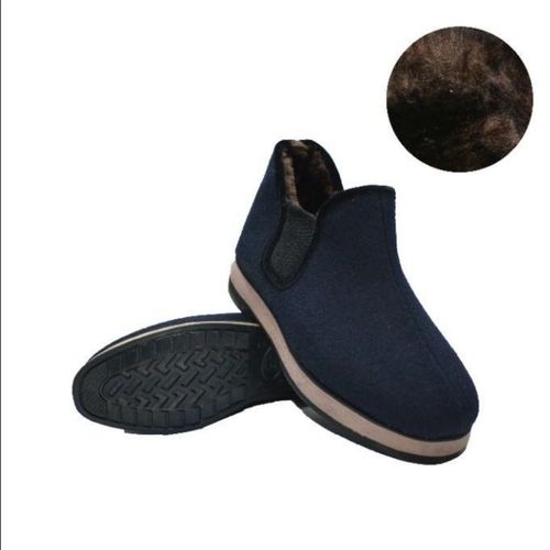 泡沫底保暖防滑耐磨元宝棉鞋加绒加厚高帮棉鞋爸爸鞋