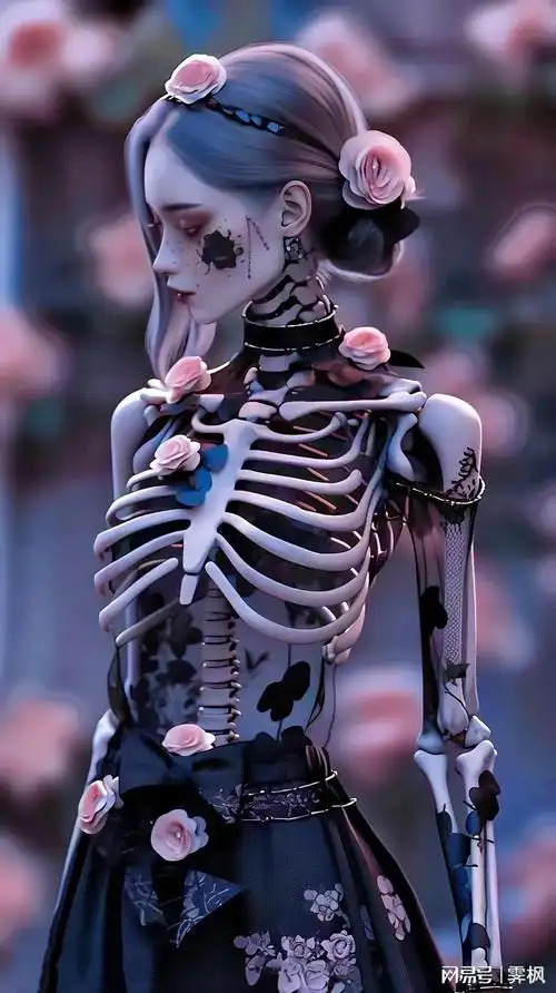 美女骷髅壁纸,红粉骷髅何足争,石崇当日太怜卿