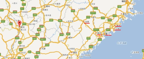 以广东省韶关市为准位于东方向是那些城市