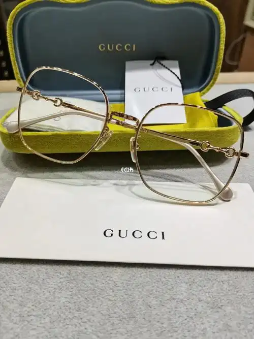 古驰gucci眼镜77明月镜片