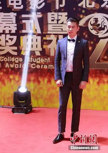 保剑锋亮相红毯.中新网记者 翟璐 摄