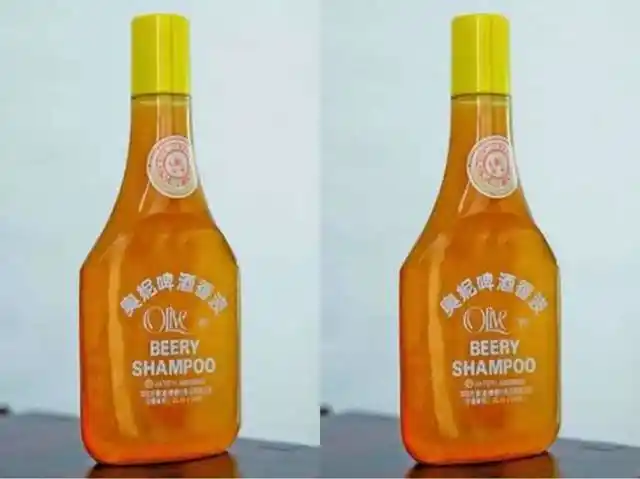 奥妮啤酒洗发香波:这个小编到是没见过.