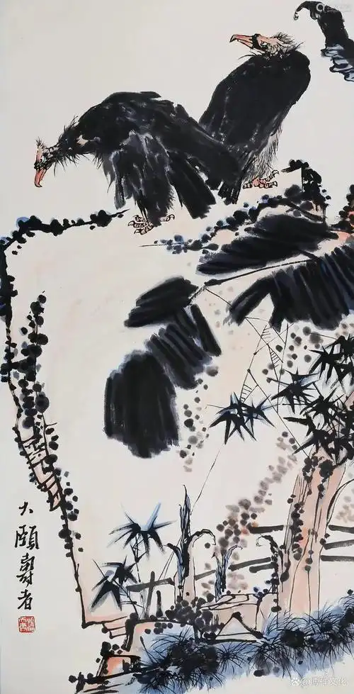 潘天寿国画巨匠被称为中国画四大家之一