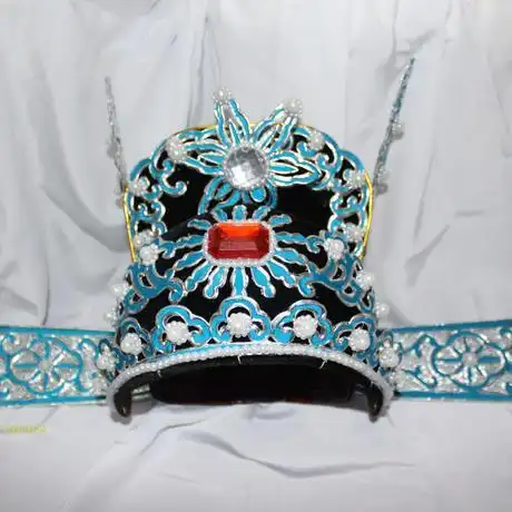 戏曲小生头饰 越剧官帽状元帽 黄梅戏女驸马帽子高端点绸小生官帽