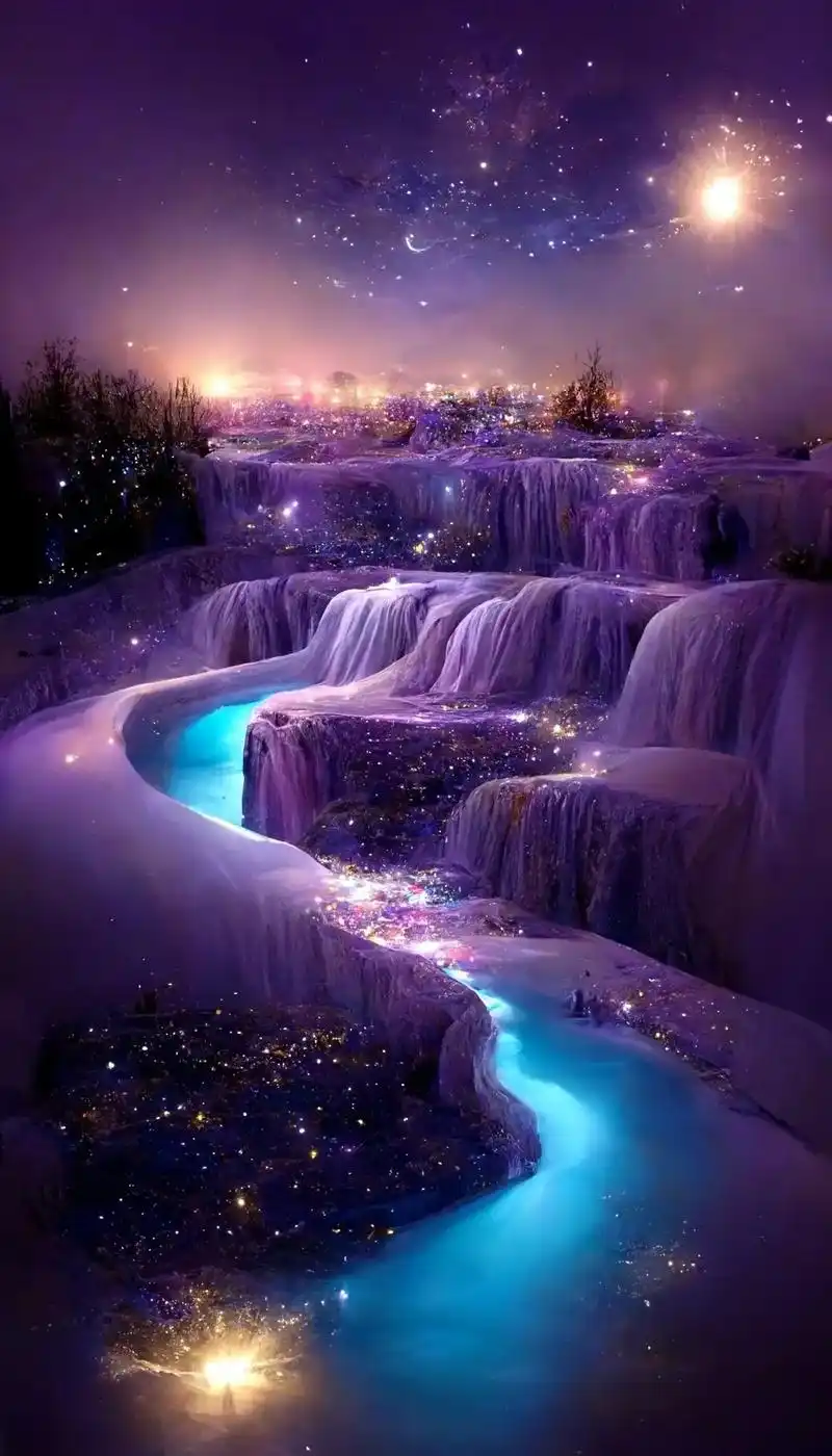 原创60张ai绘画 夜光海手机壁纸系列送给大家,刚好一首歌歌 - 抖音