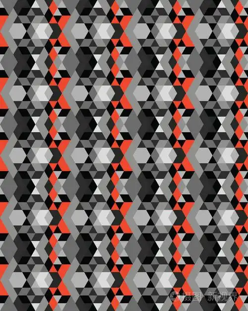 无缝几何多边形图案,包装设计,印刷,封面,包装,织物,纸张,内部