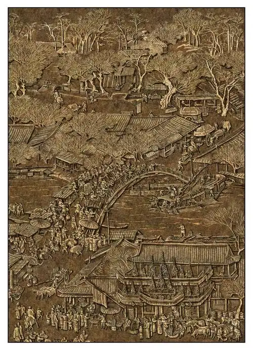 清明上河图浮雕再创作