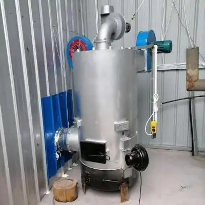 立式反烧燃煤热风炉