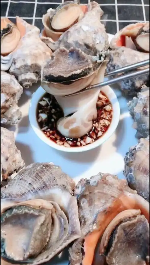 水煮海螺 q弹 原汁原味的吃法.