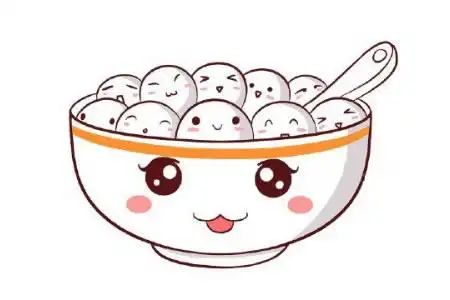 手工专题汤圆简笔画