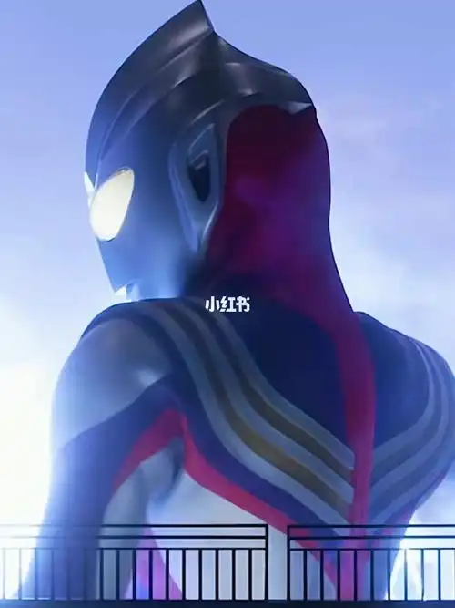 迪迦转头,赛罗擦鼻,盖亚落地,逼王救场.