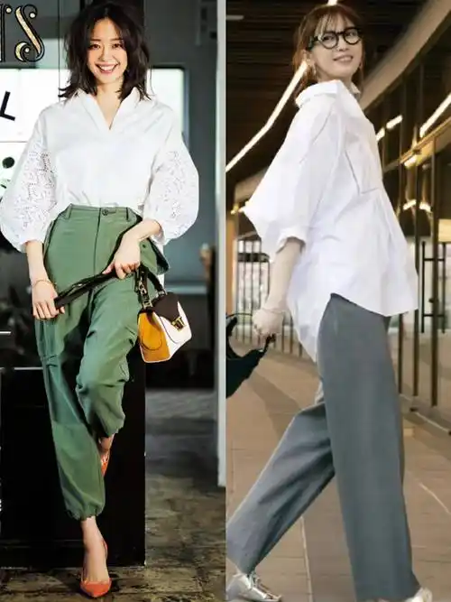 白衬衫搭配牛仔裤裤子好时髦_气质_西装_颜色