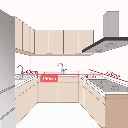 mini厨房搞中岛是占地方还是超实用