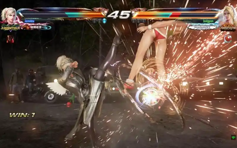 【铁拳7】和泳装妮娜互耍鸡贼【胜2负1】_哔哩哔哩bilibili_铁拳7