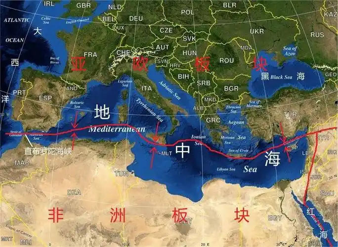 世界上面积最大的陆间海"地中海",终将成为世界上最大的湖泊_海洋所