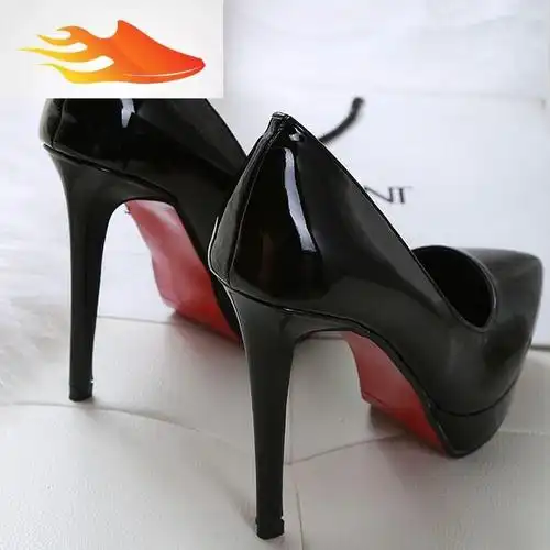 fish basket黑色高跟鞋女鞋春10cm12公分细跟防水台夜场性感夜店职业