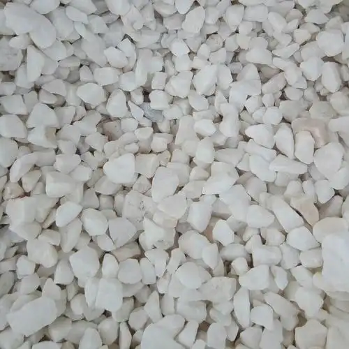 白色小石头白玉石白石子白色鹅卵石