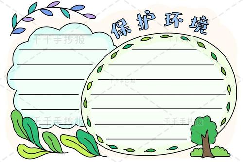 保护环境手抄报如何画