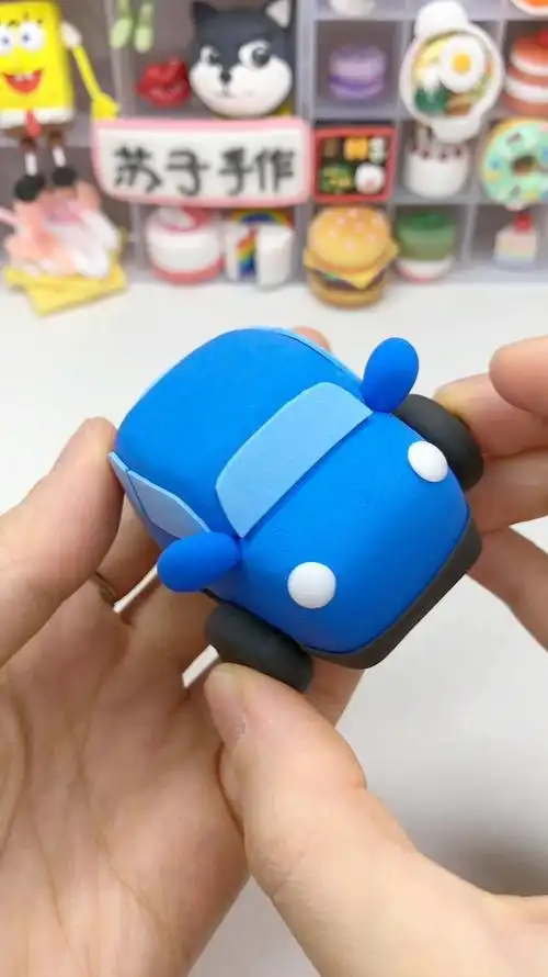 精 可以开动的粘土汽车