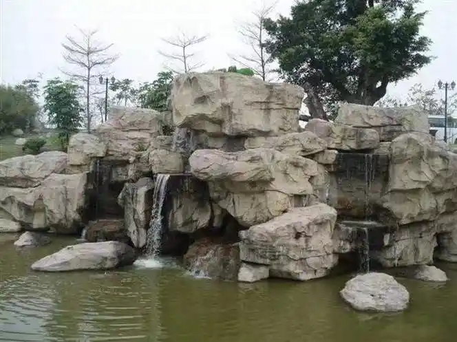 菏泽园林景观假山设计与施工 山东假山山体辅助结构施工