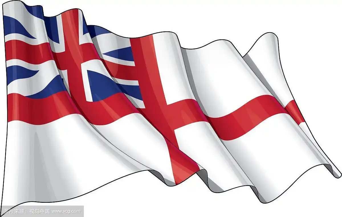 英国海军旗1606 1801年国王的旗