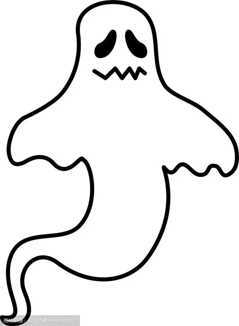 万圣节幽灵神秘孤立图标