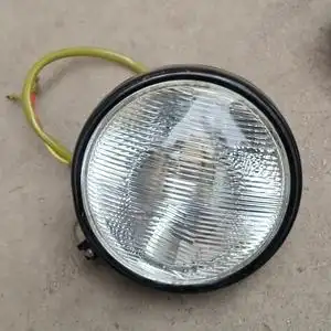 老解放ca10前大灯总成/拖拉机大灯12v直径18cmh4灯泡7寸圆大灯