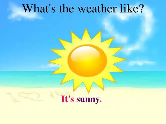 its will be sunny and coolppt