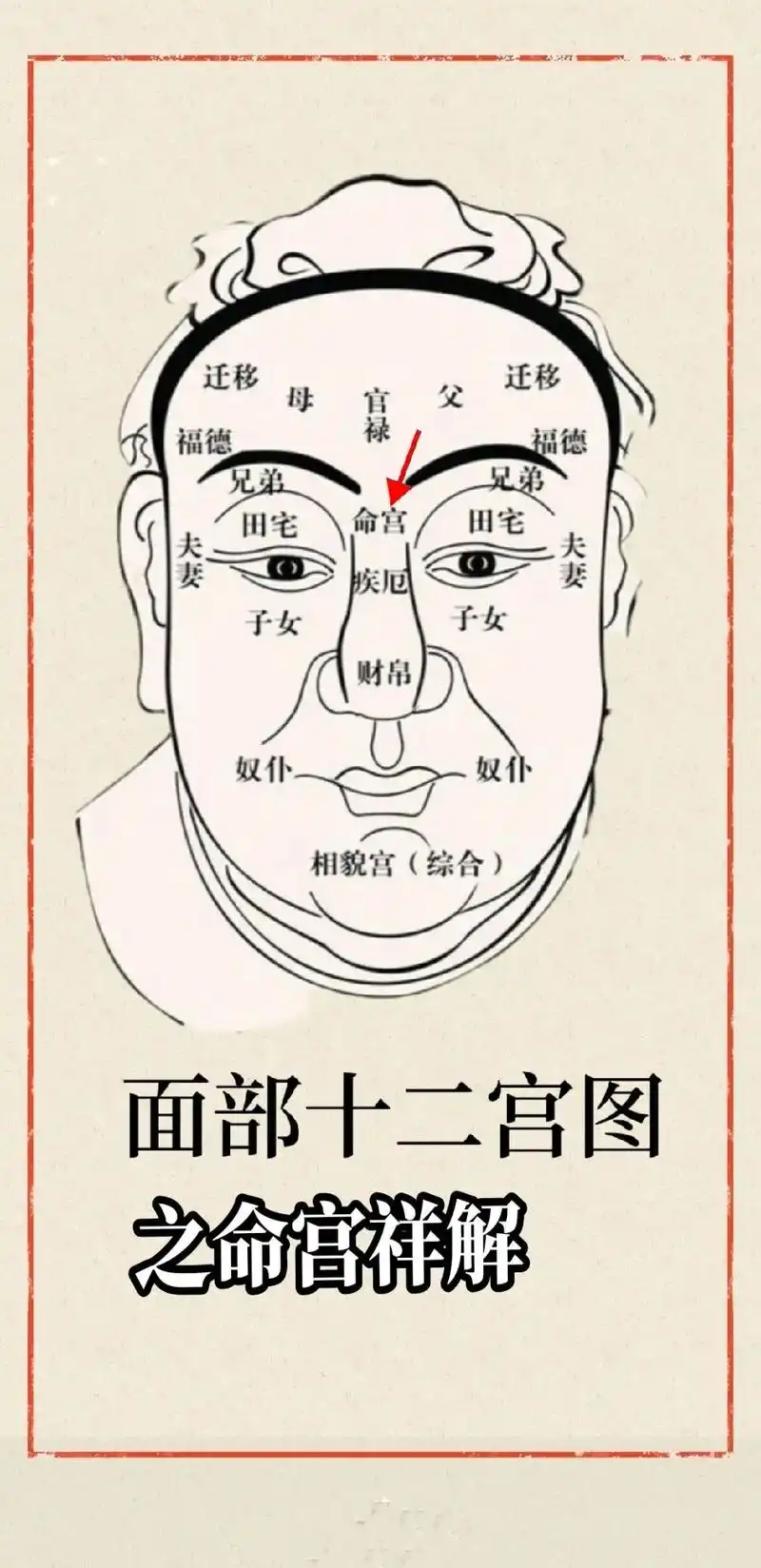 7815面相中命宫代表那些方面:   1.祖辈的威仪 2.个人的 - 抖音