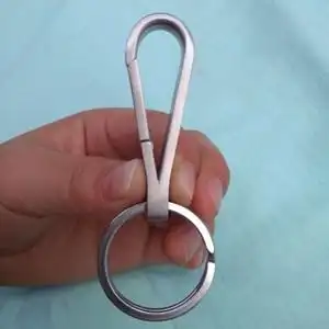 不锈钢汽车钥匙扣304纯手工图片