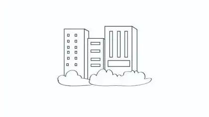 高楼大厦的简单画法