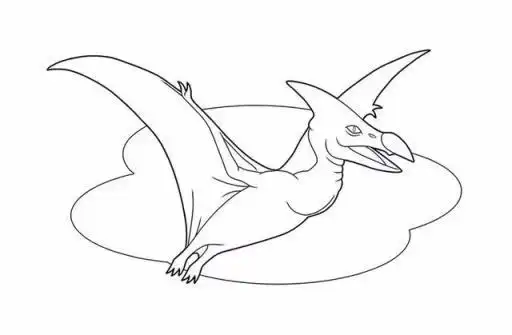 孩子想画画,你不会教?快把这9种恐龙白描线稿让他画,简单易学