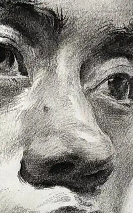 鼻子下巴耳朵脖子传奇之路素描速写本— end